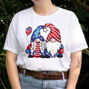 4th Of July Tee, 4th Of July Independence Day Gnome T-Shirt, Funny Tees